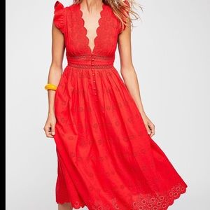 Free people midi dress
